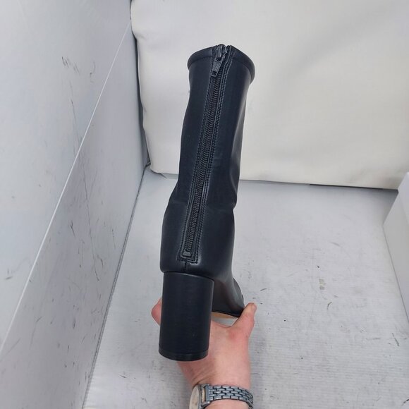 MM6 Maison Margiela Black Trunk Leather Boot - Picture 8 of 11